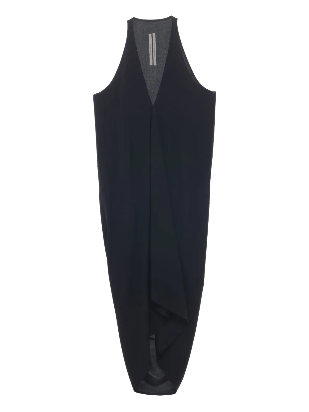 Rick Owens vestido drapeado con cuello halter | negro | Image 1