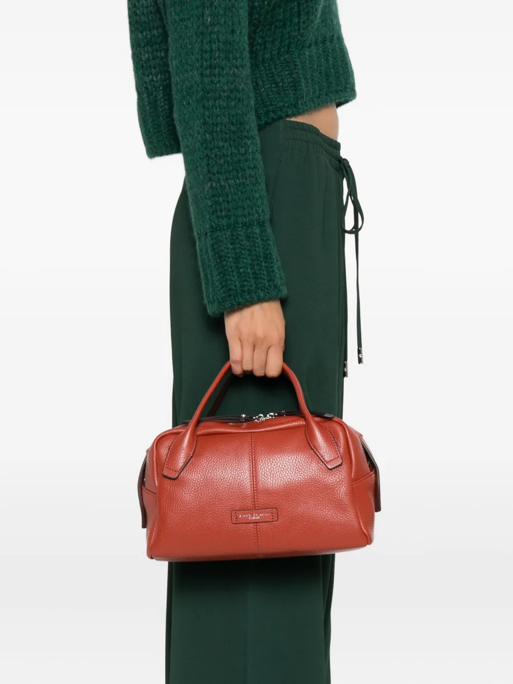 GIANNI CHIARINI Emily leren shopper Rood