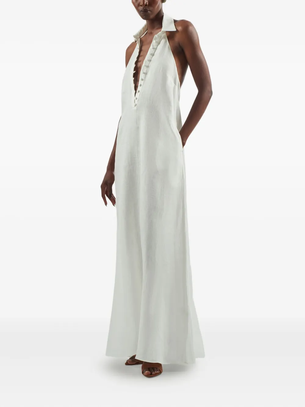 Taller Marmo Barbara jurk Beige
