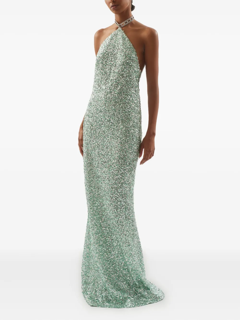 Taller Marmo Poseidon dress Groen