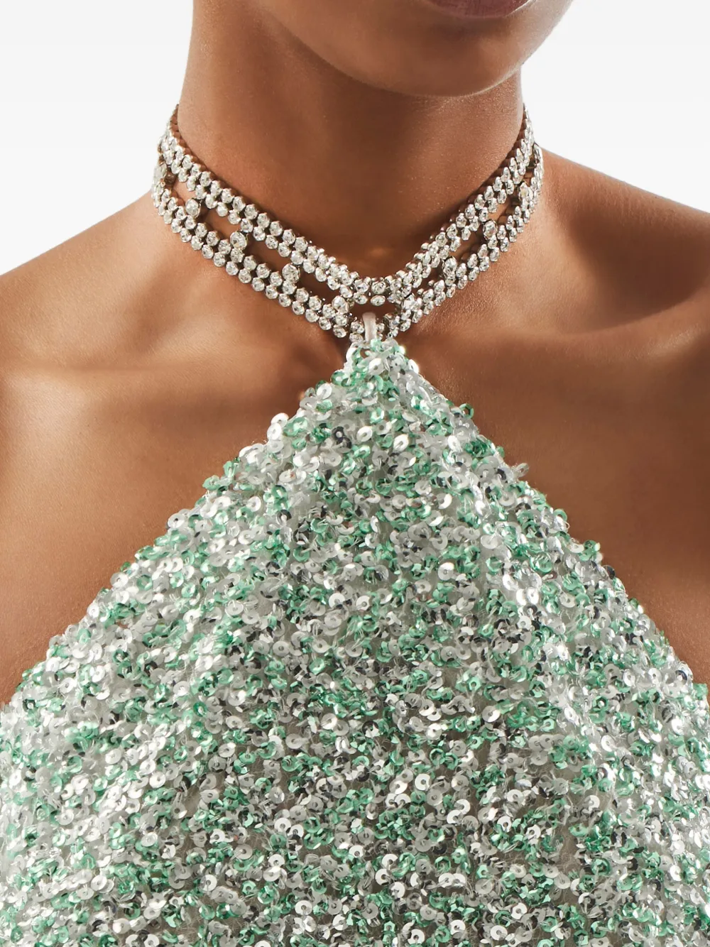 Taller Marmo Poseidon dress Groen