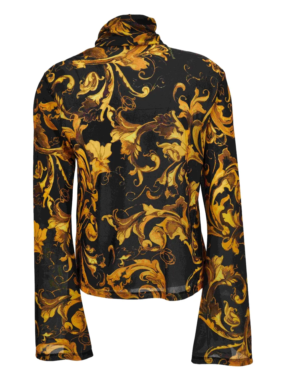 Versace Jeans Couture baroque-print tie-neck top | T-Shirts & Jersey Shirts | Image 2