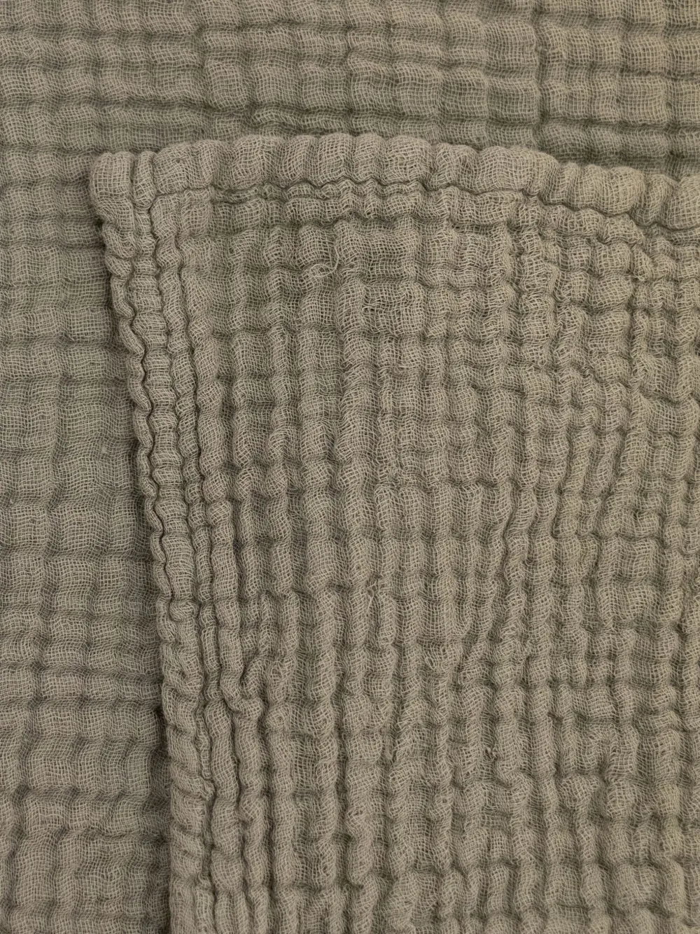 Society Limonta textured cotton throw - Grijs
