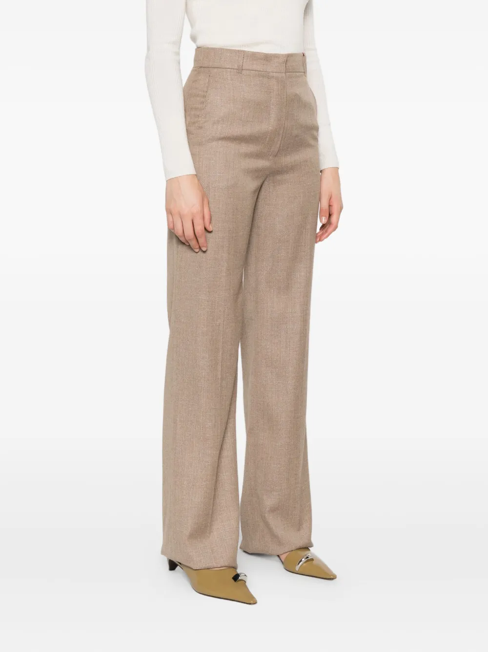 Max Mara side-pocket trousers Beige