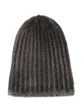Avant Toi ribbed beanie - Grey
