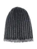 Avant Toi ribbed beanie - Blue
