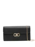 Ferragamo Gancini wallet-on-chain - Black