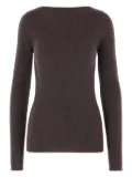 Rick Owens ribbed open-back top - Grey