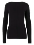 Rick Owens ribbed open-back top - Black
