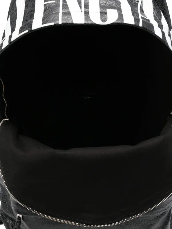 Balenciaga レザー バックパック | ブラック | FARFETCH JP