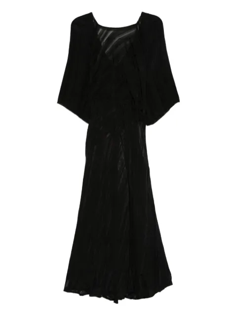 Ba&Sh Sibony pleated-panelled dress