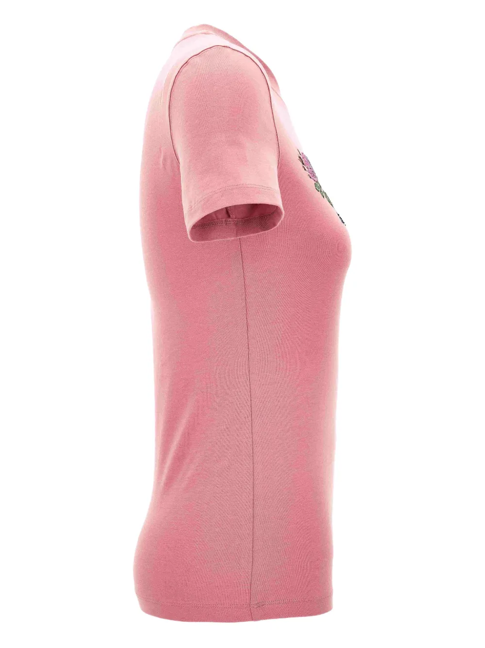 Versace Jeans Couture T-shirt verfraaid met bloemen Roze