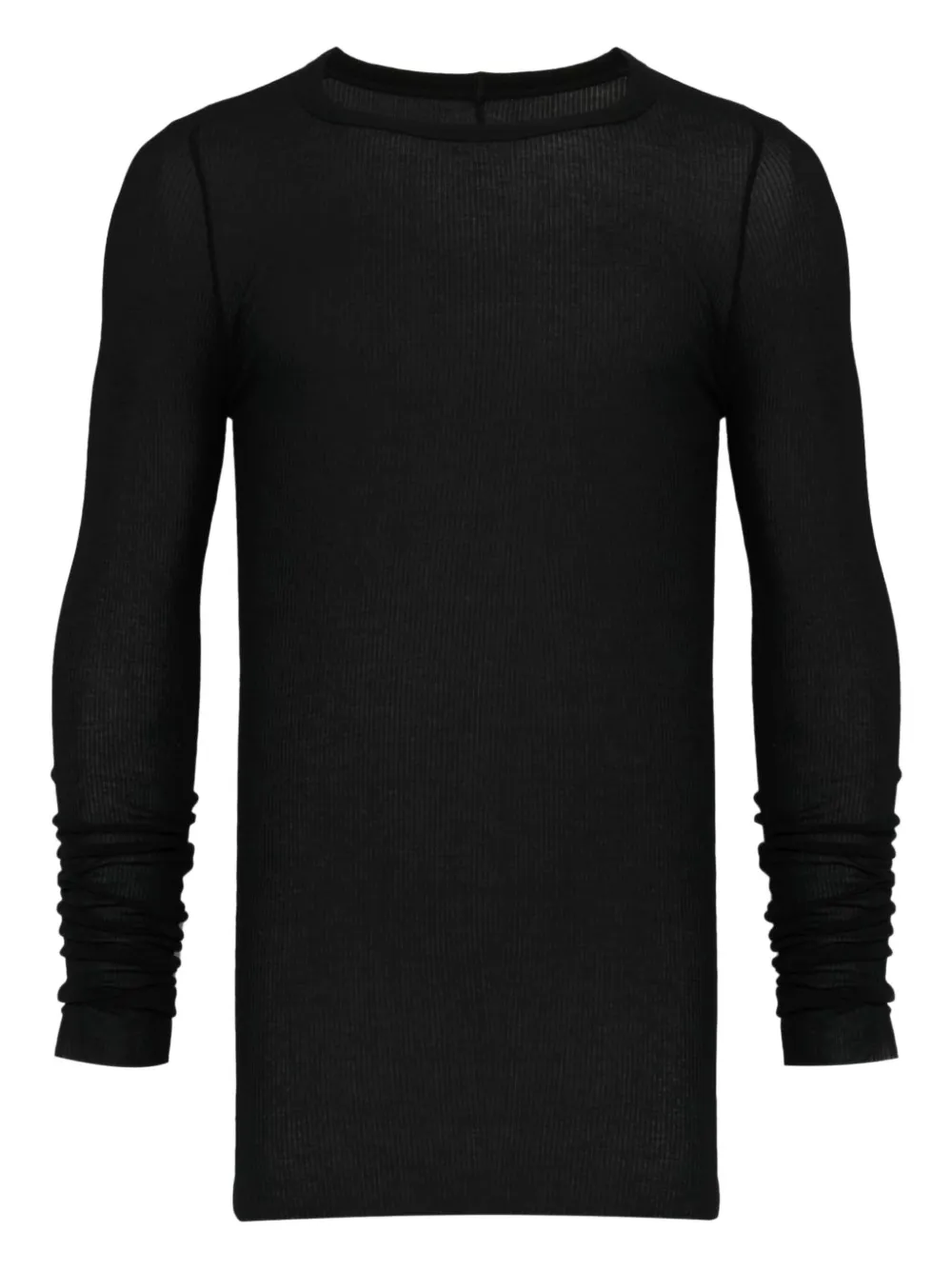 Rick Owens T-shirt met lange mouwen Zwart