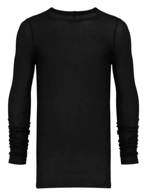 Rick Owens ribbed long-sleeve T-shirt