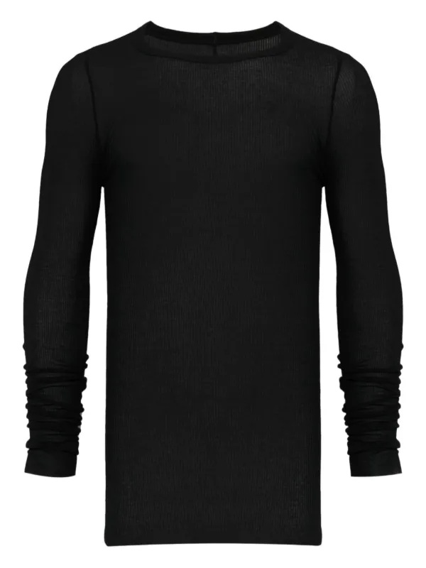 【送料&関税込】Rick Owens Long-sleeved Ribbed T-shirt 30932201_59859028_600.jpg