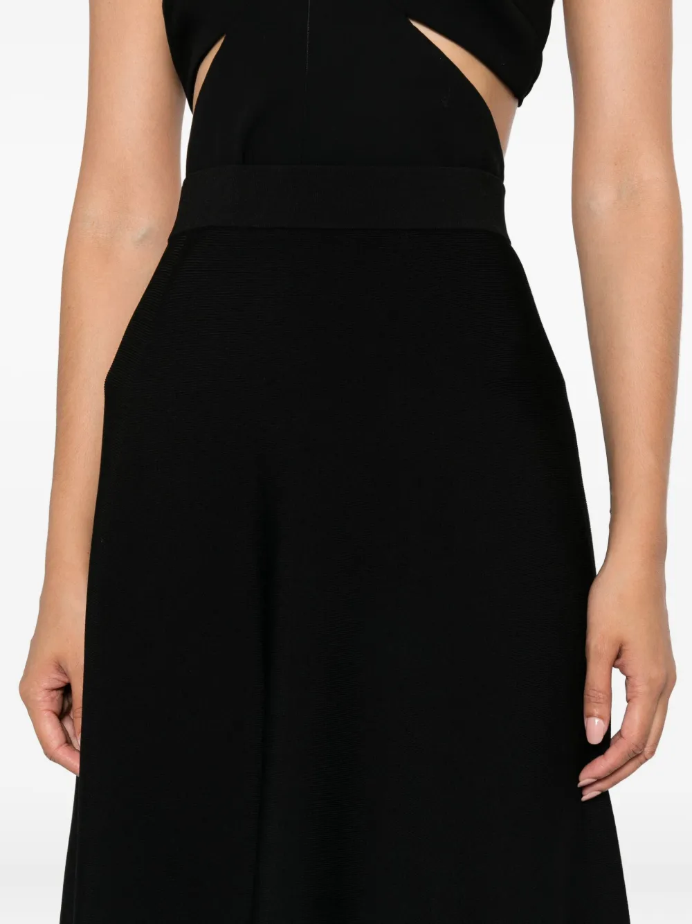Max Mara Lazio gebreide midi-rok Zwart