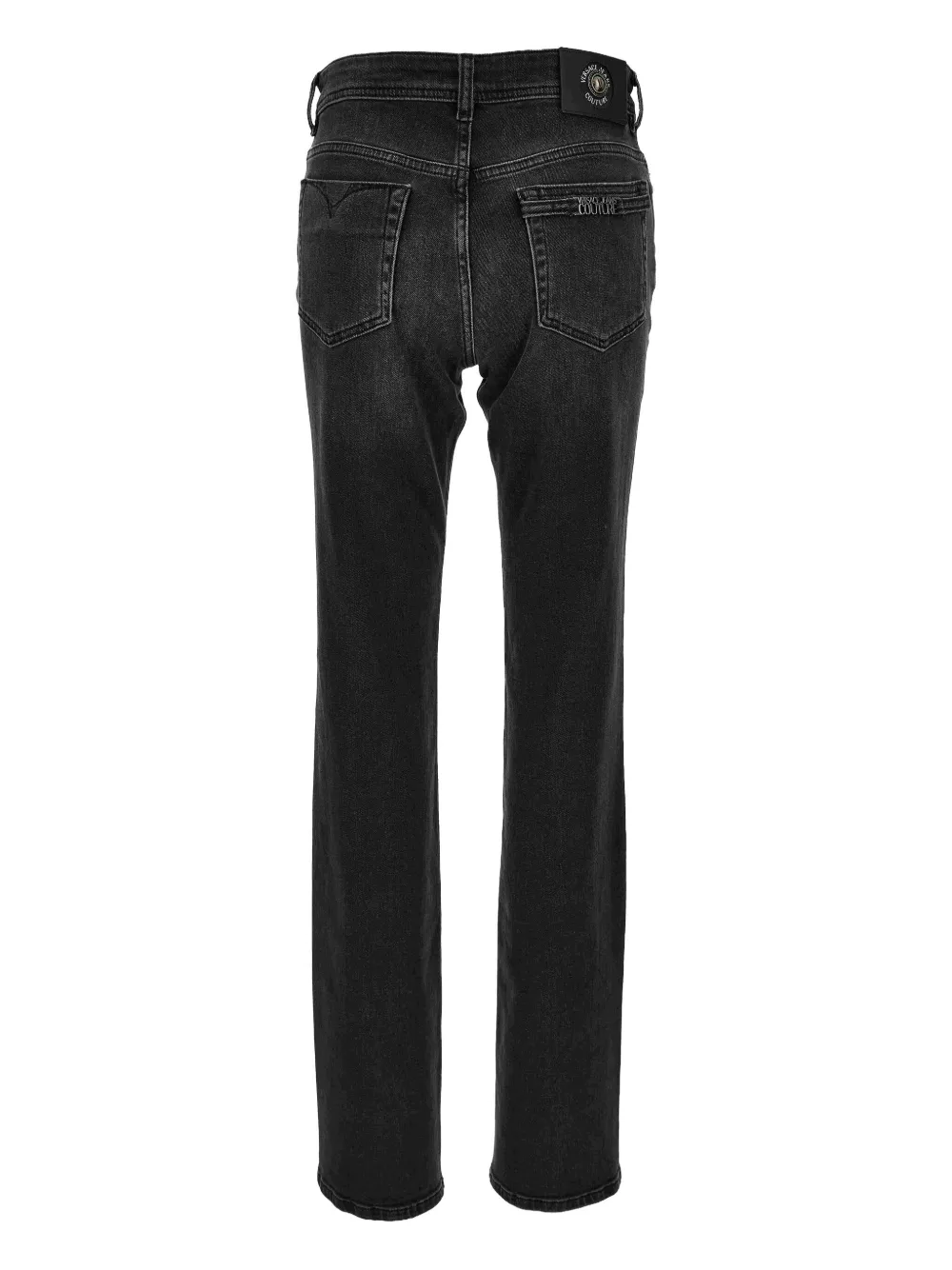 Versace Jeans Couture logo-plaque jeans Zwart