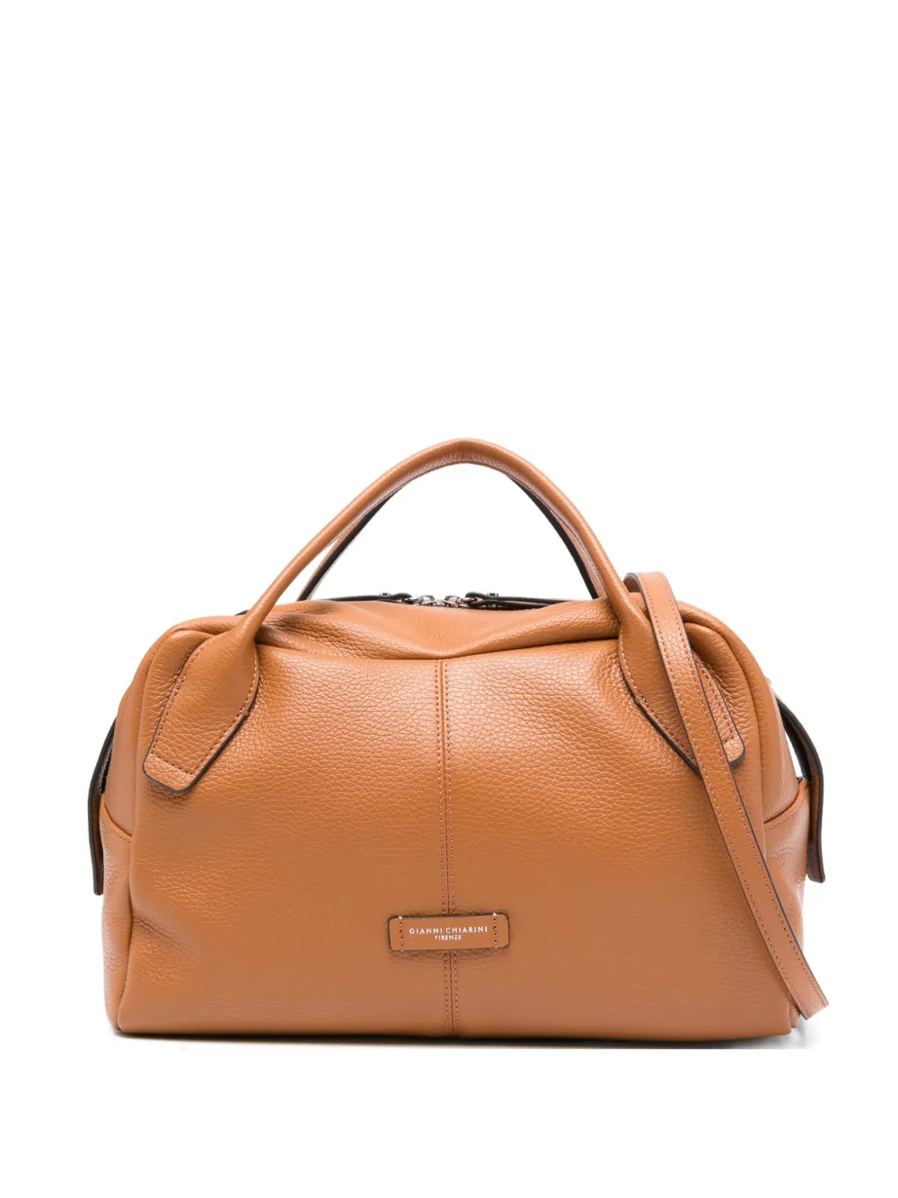 GIANNI CHIARINI Emily leren shopper Bruin
