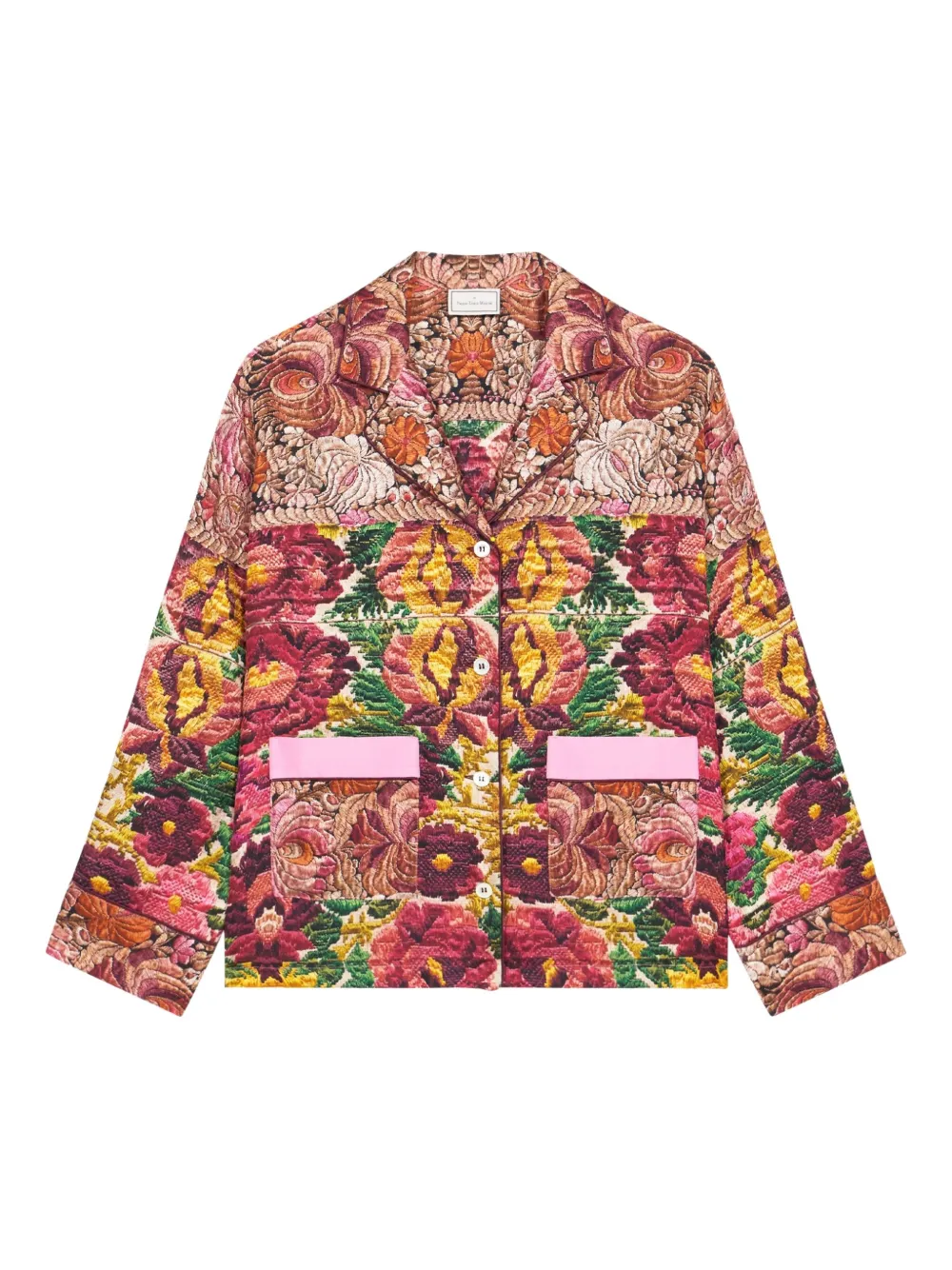 Pierre-Louis Mascia ALOE floral-print shirt Roze