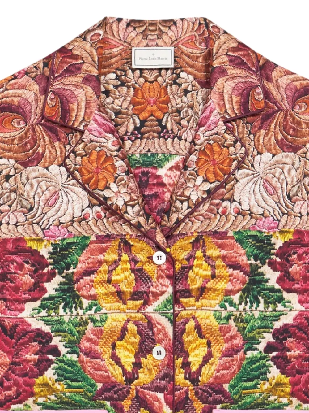 Pierre-Louis Mascia ALOE floral-print shirt Roze