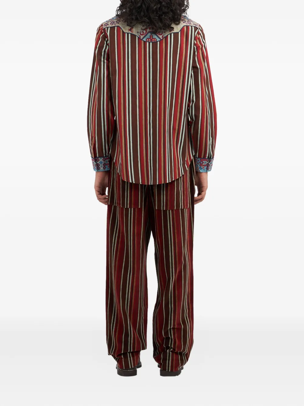 Pierre-Louis Mascia Gestreept overhemd 513218101 MULTICOLOR