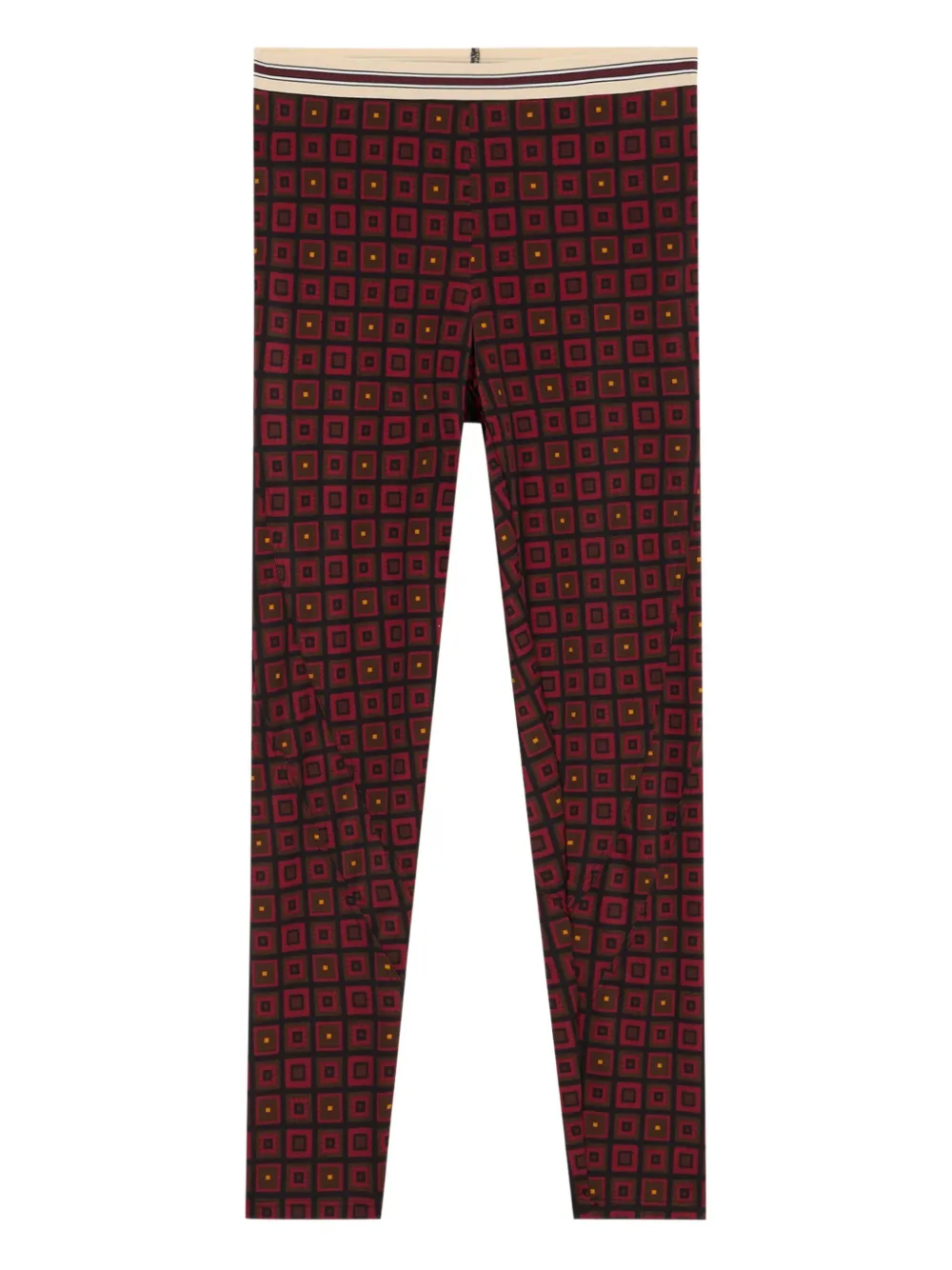Pierre-Louis Mascia SPIDERMAN geometric-pattern leggings Rood