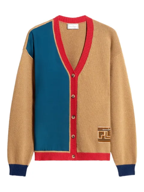 Pierre-Louis Mascia colour-block panelled cardigan