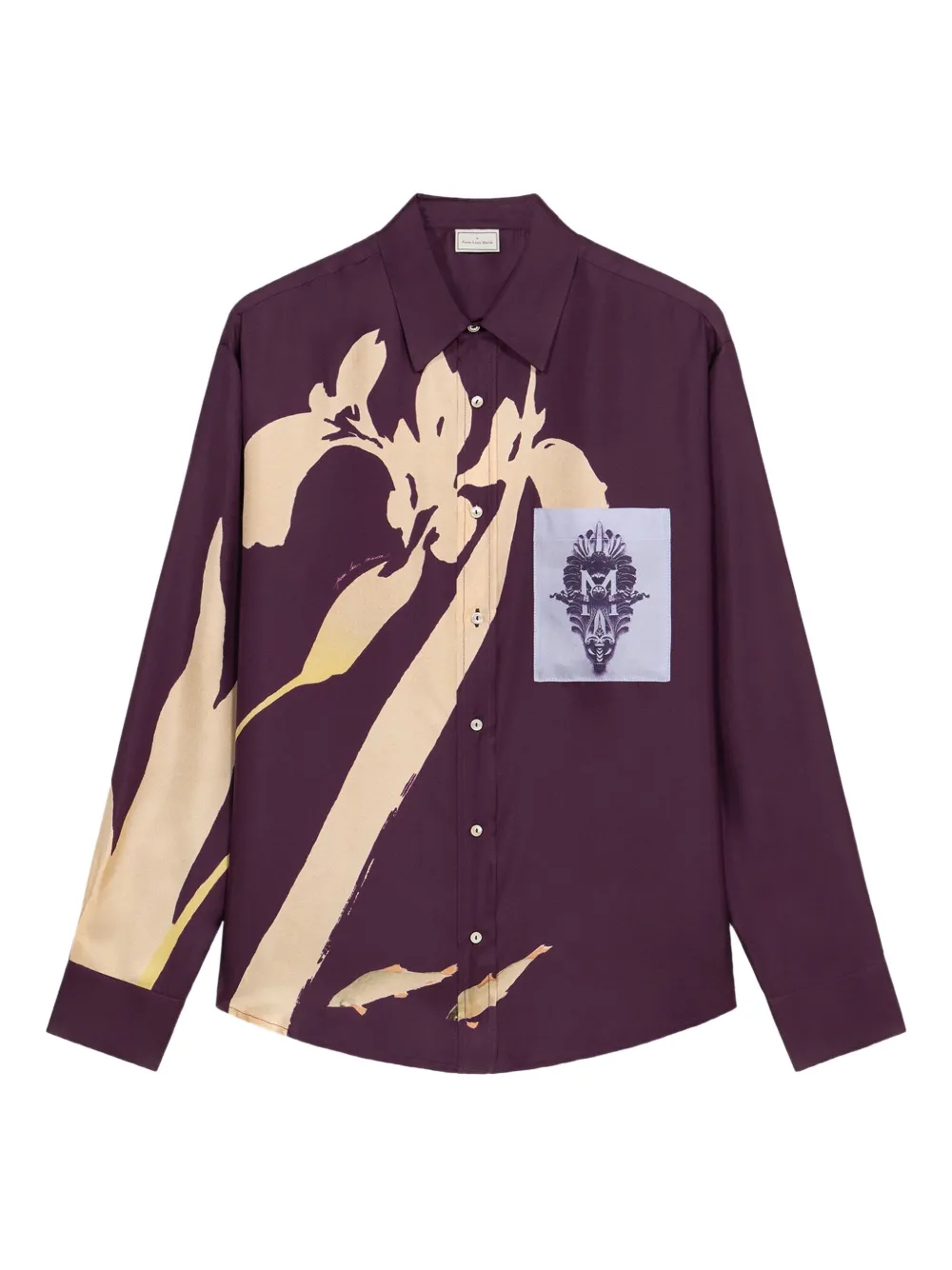 Pierre-Louis Mascia Aloegots floral-print shirt Rood