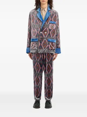 ジャケット PIERRE LOUIS MASCIA 12449 Jackets Jacket Febo Pierre-Louis Mascia Silk blend kimono jacket