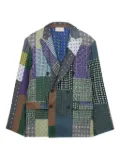 Pierre-Louis Mascia Fancy double-breasted blazer - Green