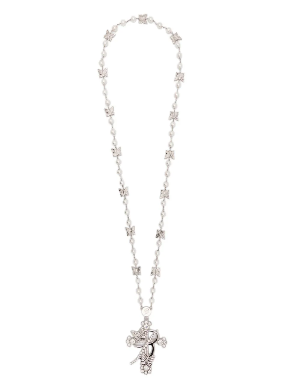 Blumarine butterfly embellishment necklaces | Silver | Image 1