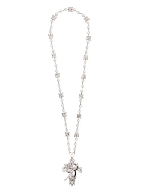 Blumarine butterfly embellishment necklaces