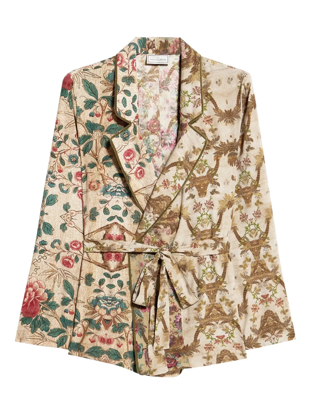 Pierre-Louis Mascia floral-pattern blazer Beige