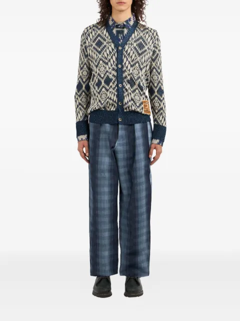 Pierre-Louis Mascia Tricot geometric-pattern cardigan