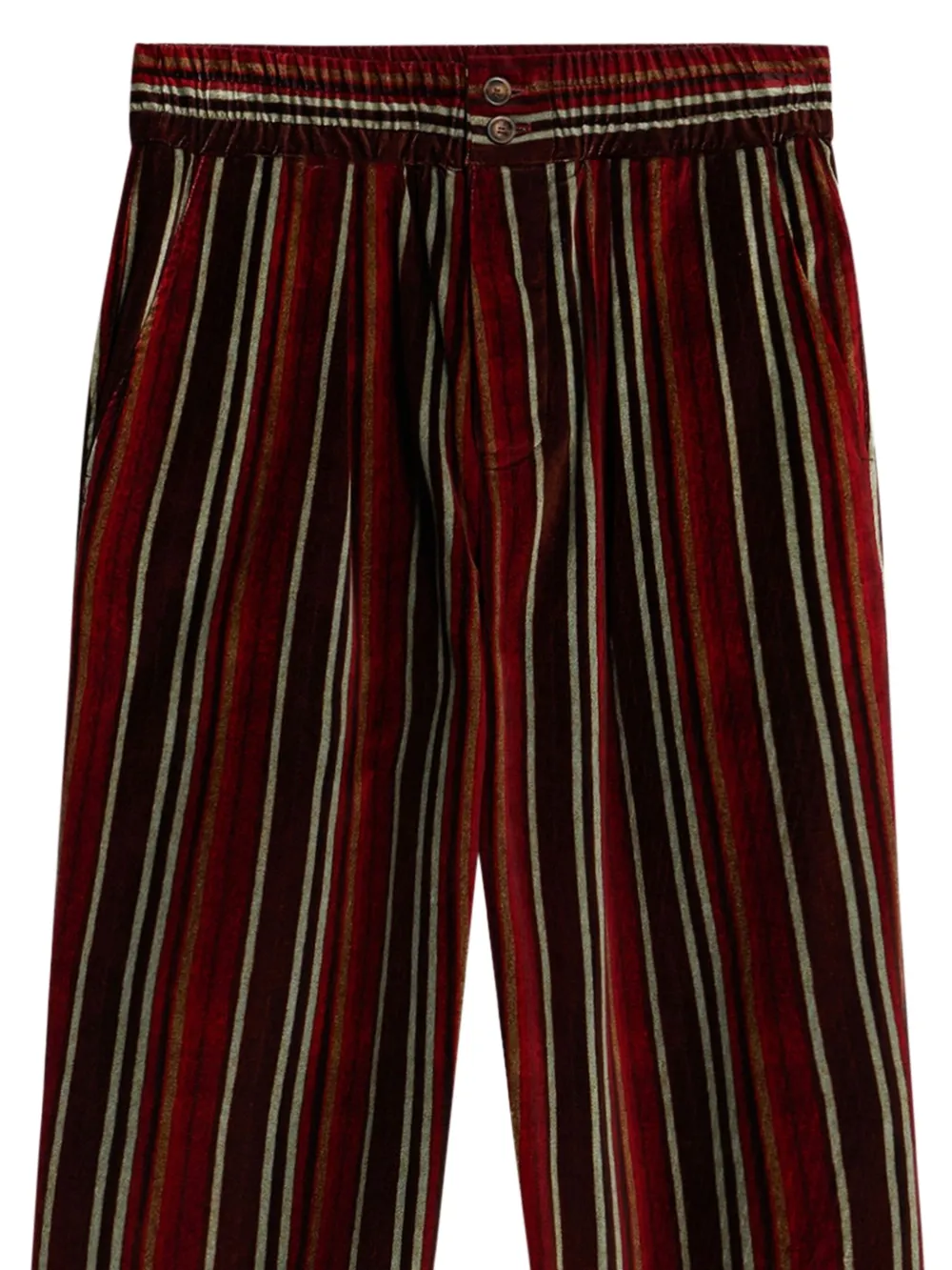 Pierre-Louis Mascia striped trousers Rood