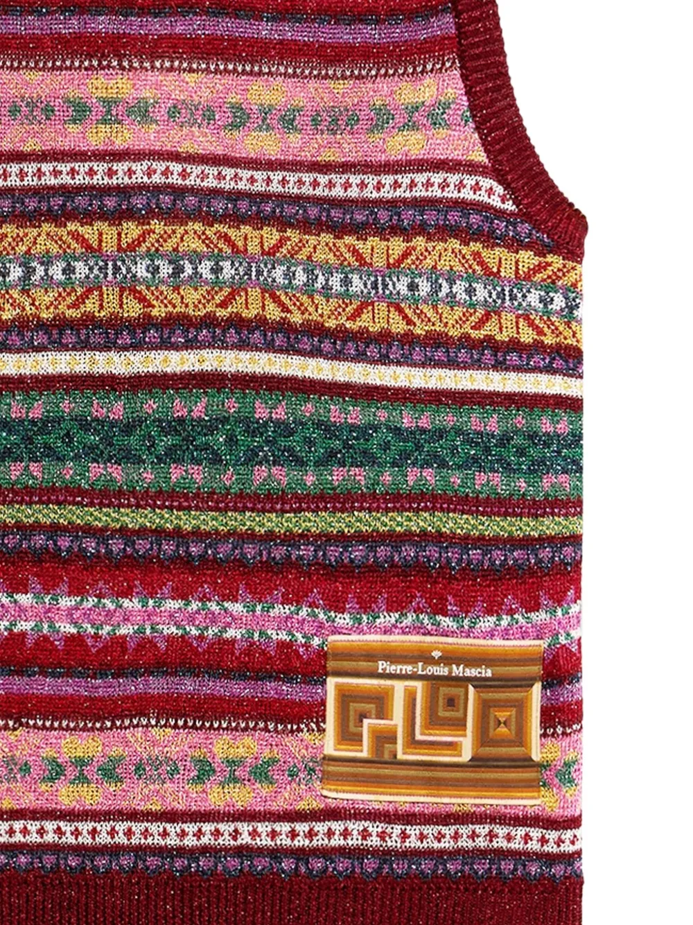 Pierre-Louis Mascia tricot vest Rood