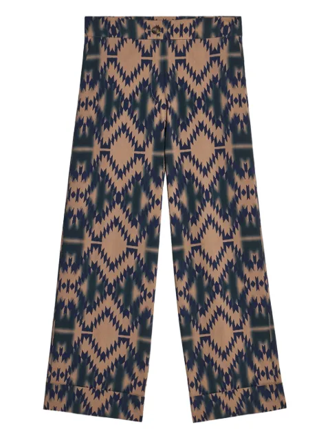Pierre-Louis Mascia geometric-print trousers