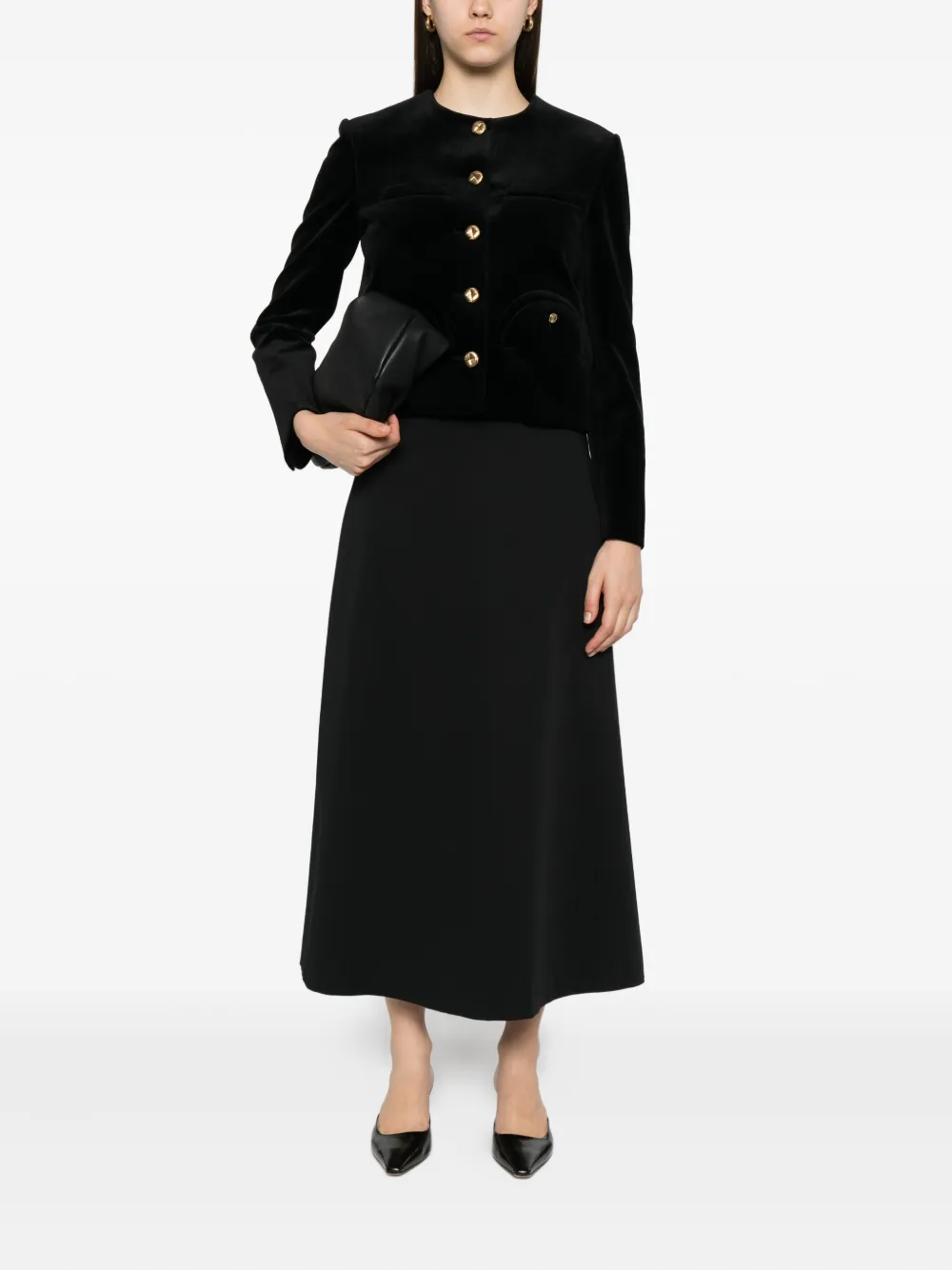 Blazé Milano button-fastening cotton-blend jacket | Fitted Jackets | Image 2