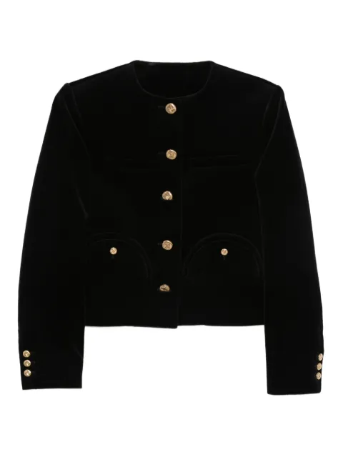 Blazé Milano button-fastening cotton-blend jacket