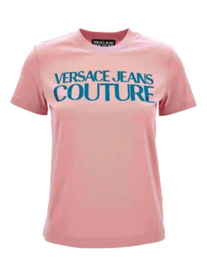 Versace Jeans Couture クロップド Tシャツ | ピンク | FARFETCH JP