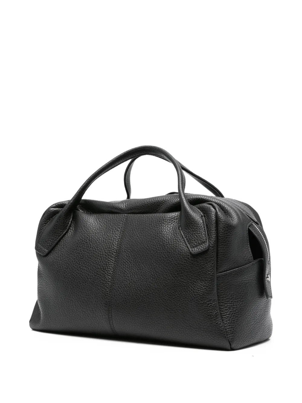 GIANNI CHIARINI Emily shopper van bewerkt leer Zwart