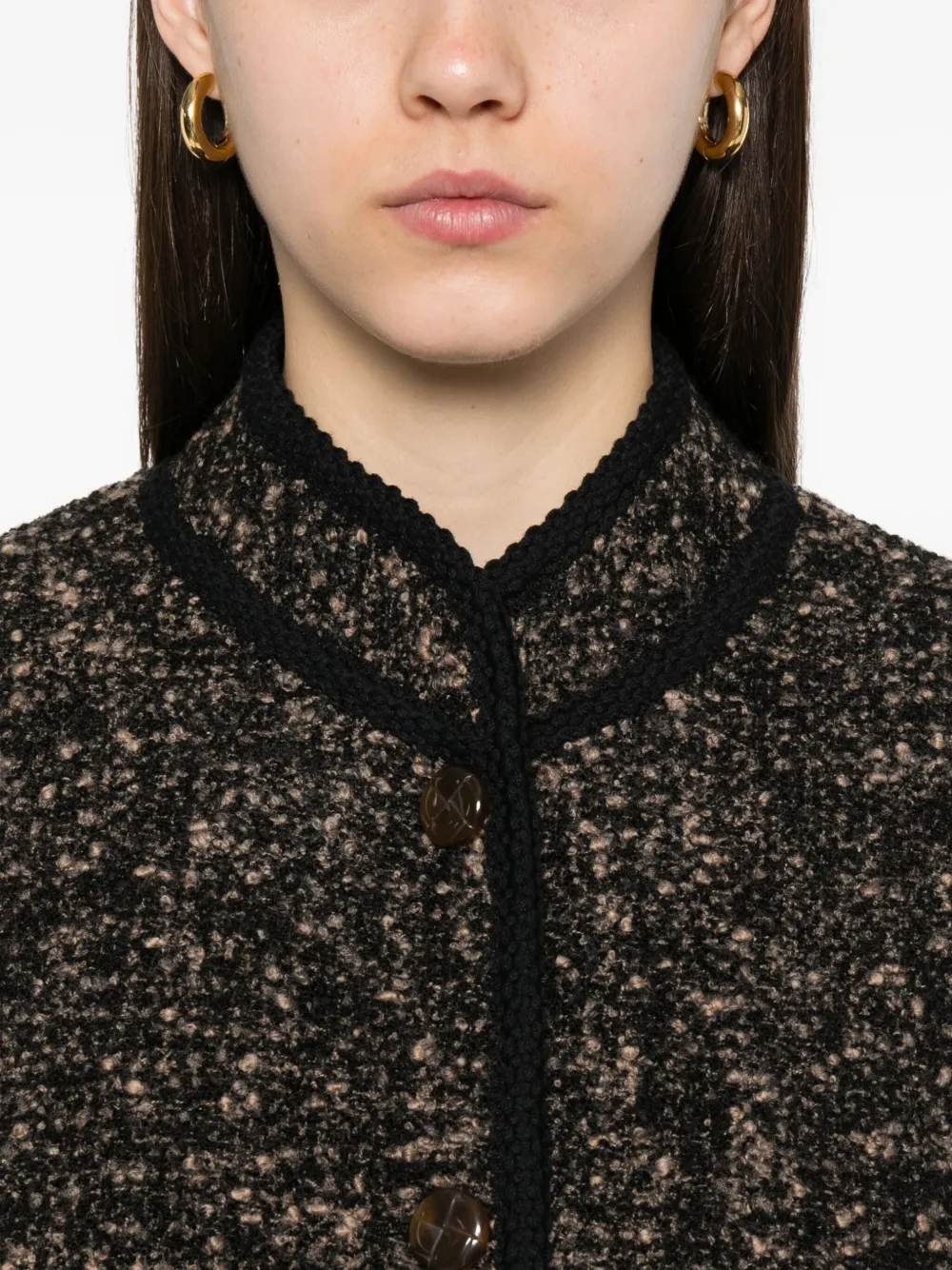 Blazé Milano Brown Black Jackets In Brown