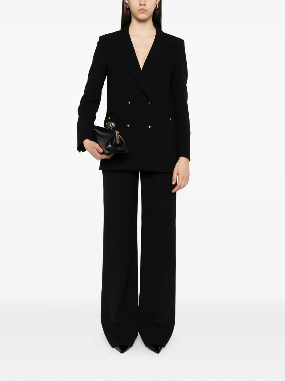 Blazé Milano double-breasted v-neck blazer | Blazers | Image 2