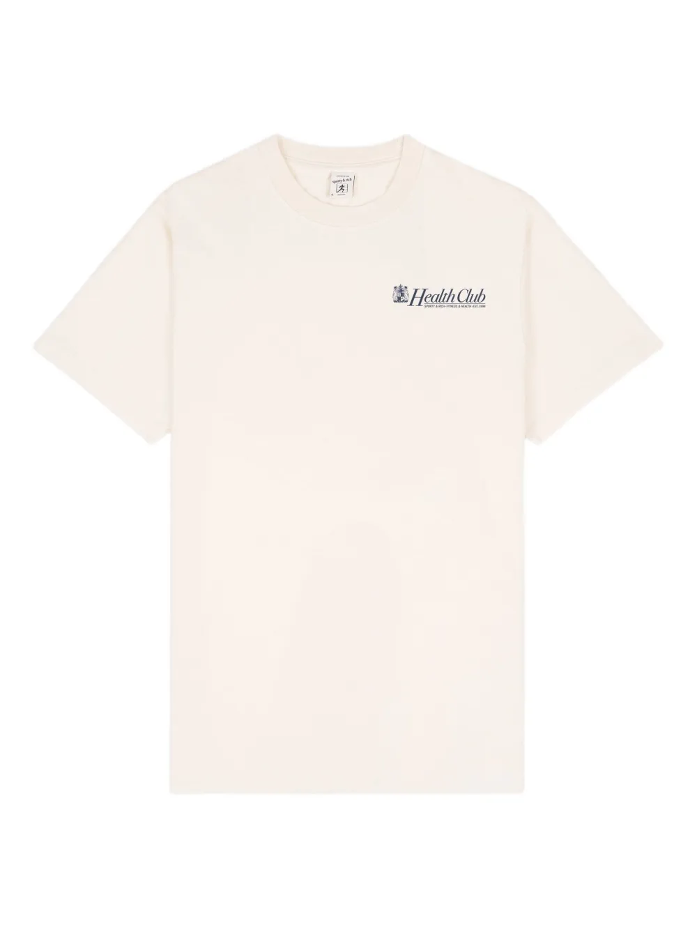 Sporty And Rich Health Club Logo T-shirt In Neutral
