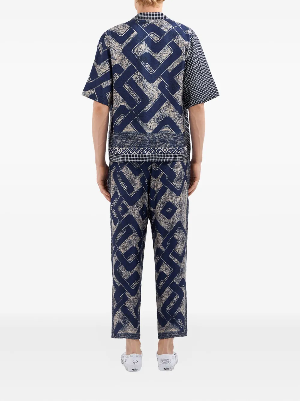 Pierre-Louis Mascia Shirt met print Blauw