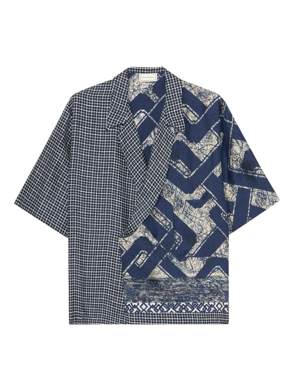 Pierre-Louis Mascia Shirt met print Blauw