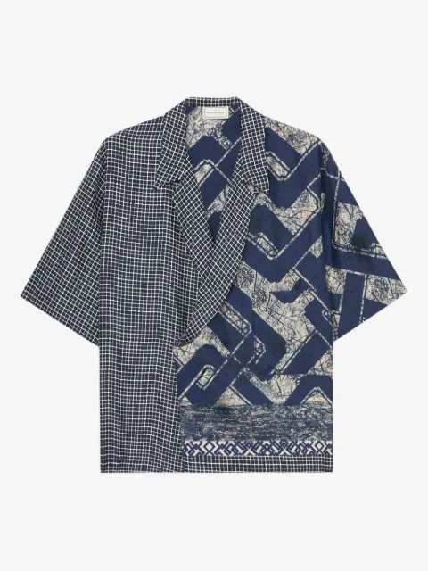 Pierre-Louis Mascia printed silk shirt