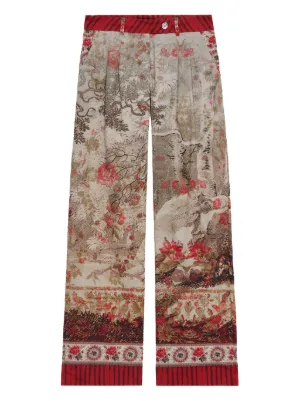 パンツ Pierrelouis Mascia Wide-Leg Trousers With Gradient Design Pierrelouis Mascia Wide-leg Trousers With Gradient Design