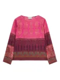 Pierre-Louis Mascia paisley-print shirt - Pink