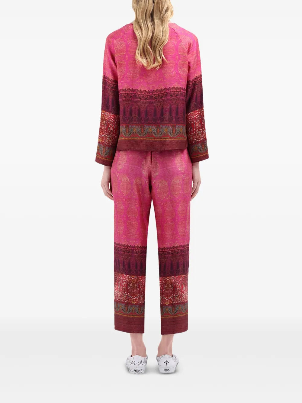 Pierre-Louis Mascia Blouse met paisley-print Roze